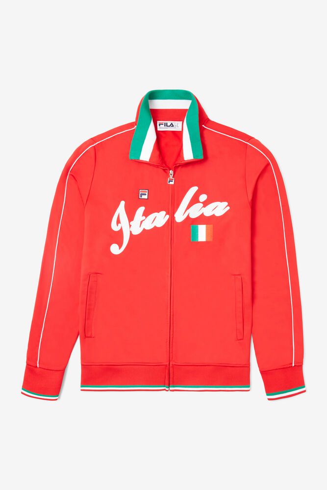 Fila Jakke Dame Rød Italia Track UER-195748